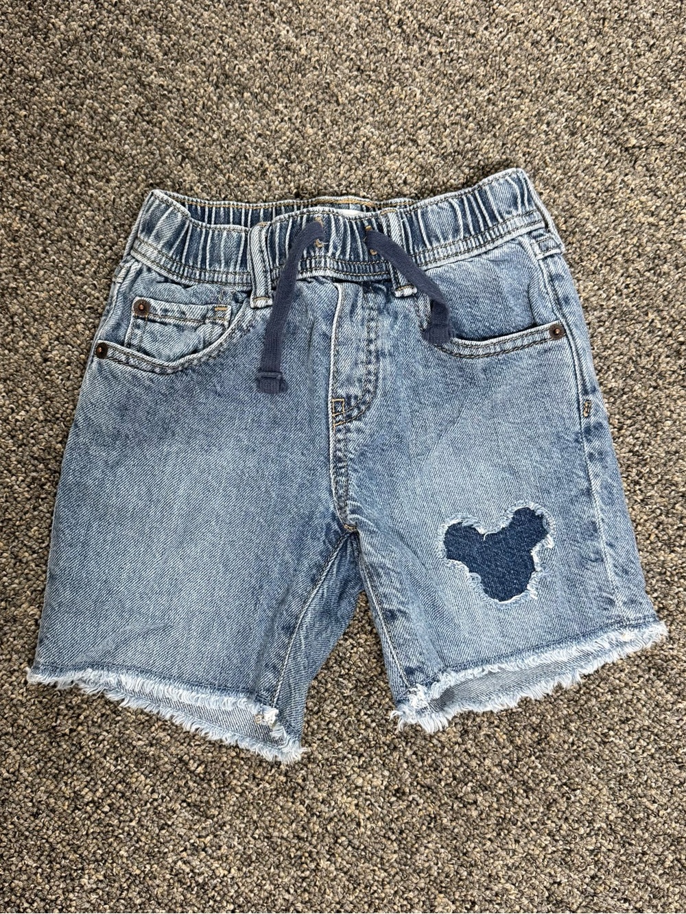 GAP kids toddler boys denim jean shorts Disney Mickey 5